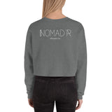 "NOMAD'R- WHITE" Crop Sweatshirt