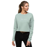 "Lake Norman- WHITE" Crop Sweatshirt