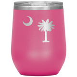 South Carolina Flag Wine Tumbler