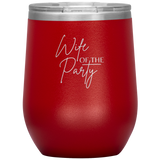 Wife of the Party Wine Tumbler