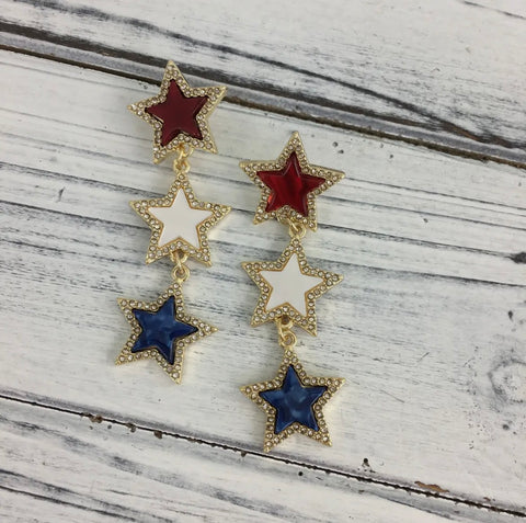 American Stars Dangle Earrings