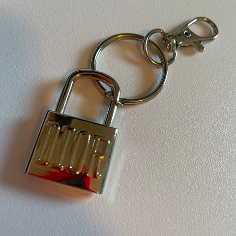 CD Lock Keychain- SILVER