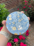 Light Blue Floral Coasters- Set of 4