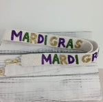 Mardi Gras Beaded Purse Strap