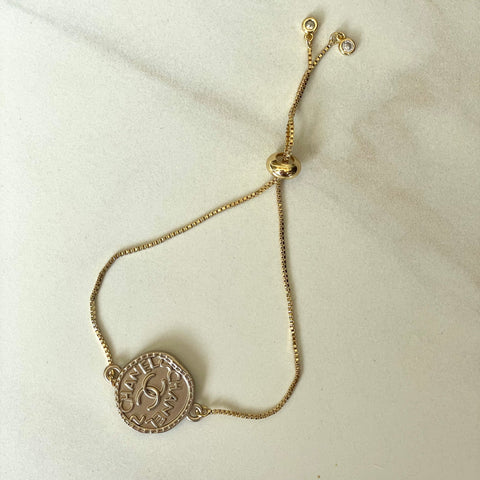 CC Coin Bracelet- GOLD