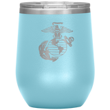 Marine Corps Emblem Wine Tumbler