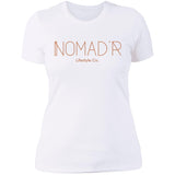 "NOMAD'R- ORANGE" Ladies' Boyfriend T-Shirt