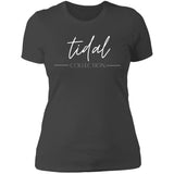 "Tidal Collection- WHITE" Ladies' Boyfriend T-Shirt
