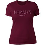 "NOMAD'R- PINK" Ladies' Boyfriend T-Shirt