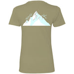 "Big Mountain Back- AQUA" Ladies' Boyfriend T-Shirt