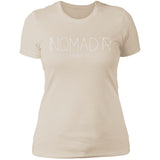 "NOMAD'R- WHITE" Ladies' Boyfriend T-Shirt