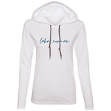 "Lake Norman" Ladies' LS Hooded T-Shirt