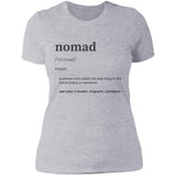 "Nomad Definition" Ladies' Boyfriend T-Shirt