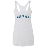 "Reserved" Ladies' Racerback Tank