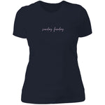 "Sunday Funday- PINK" Ladies' Boyfriend T-Shirt