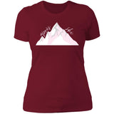"Big Mountain- PINK" Ladies' Boyfriend T-Shirt