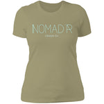 "NOMAD'R- AQUA" Ladies' Boyfriend T-Shirt