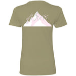 "Big Mountain Back-PINK" Ladies' Boyfriend T-Shirt