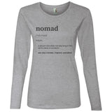"Nomad Definition" Ladies' Lightweight LS T-Shirt