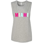 "Miami" Ladies' Flowy Muscle Tank