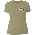 "Small Mountain- NAVY" Ladies' Boyfriend Tee