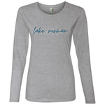 "Lake Norman" Ladies' LS T-Shirt