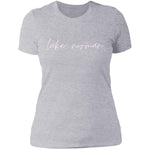 "Lake Norman- PINK" Ladies' Boyfriend T-Shirt