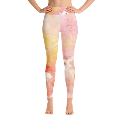 "Tye Dye- PINK" Yoga Leggings
