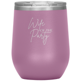 Wife of the Party Wine Tumbler