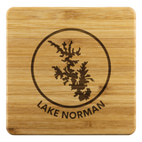 Lake Norman Logo Bamboo Coasters