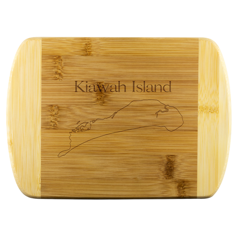Kiawah Island Map Wood Cutting Board