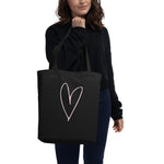 "Heart- PINK" Eco Tote Bag