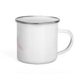 "Apres Ski- PINK" Enamel Mug