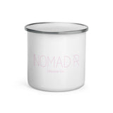 "Nomad'r- Pink" Enamel Mug