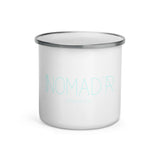 "Nomad'r- Aqua" Enamel Mug