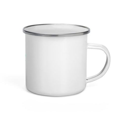 "Chill- AQUA" Enamel Mug