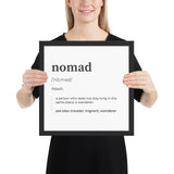 "Nomad" Framed poster