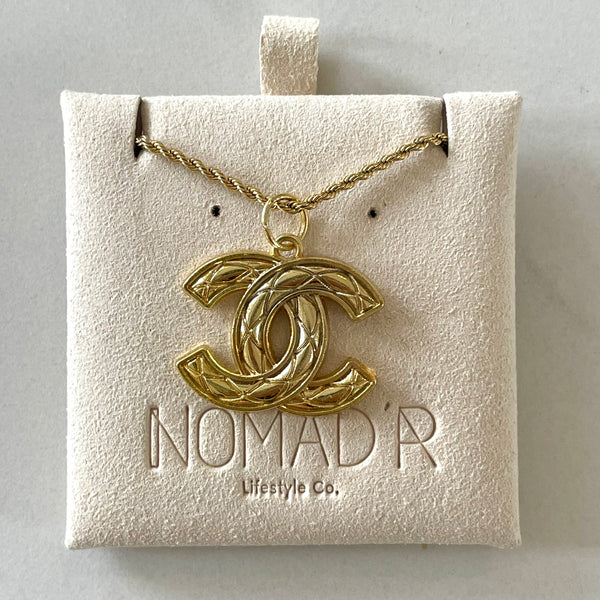 CC Classic Pendant Necklace- PINK – Nomad'r Lifestyle Company