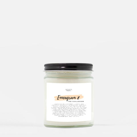 Enneagram 8 Candle (Hand Poured 9 oz.)