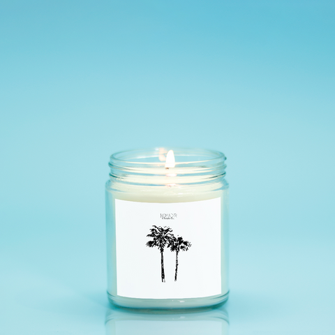 Palm Tree Candle (Hand Poured 9 oz.)