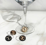 LV Wine Glass Stem Charms