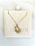 CD Logo Necklace- GOLD