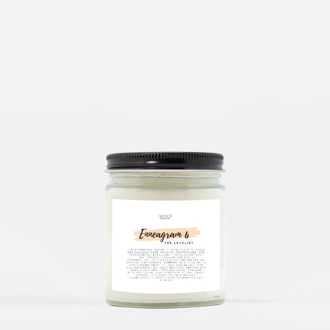 Enneagram 6 Candle (Hand Poured 9 oz.)