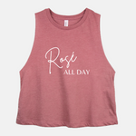 Rose All Day Cropped Tank