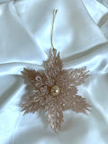 CC Snowflake Ornament- ROSE GOLD