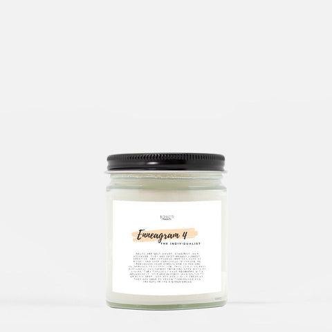 Enneagram 4 Candle (Hand Poured 9 oz.)