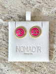CC Small Classic Studs- HOT PINK