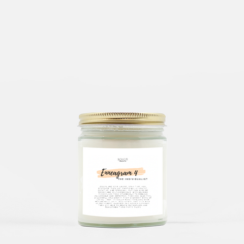 Enneagram 4- "The Individualist" Candle (Hand Poured 9 oz.)