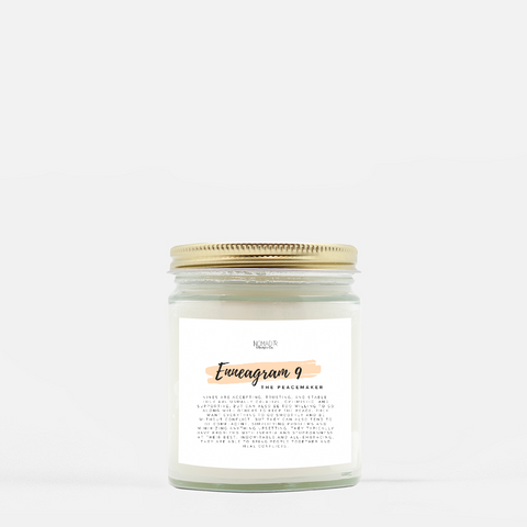 Enneagram 9- "The Peacemaker" Candle (Hand Poured 9 oz.)