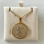 YSL Oversized Medallion Necklace- GOLD